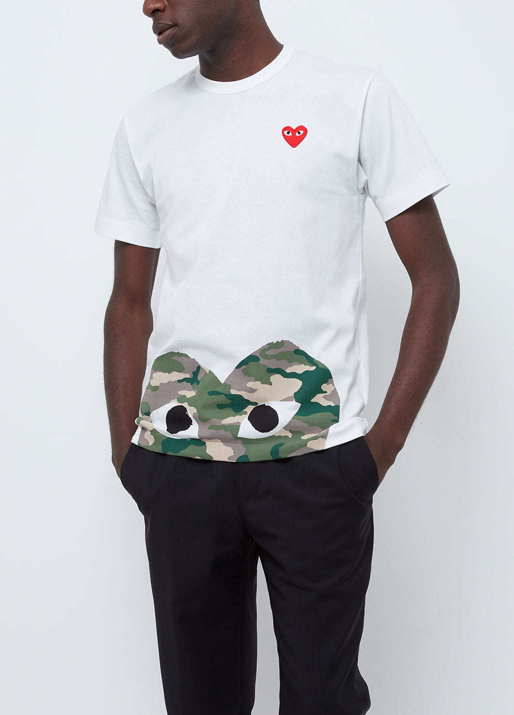 T244 Camo Heart T-shirt