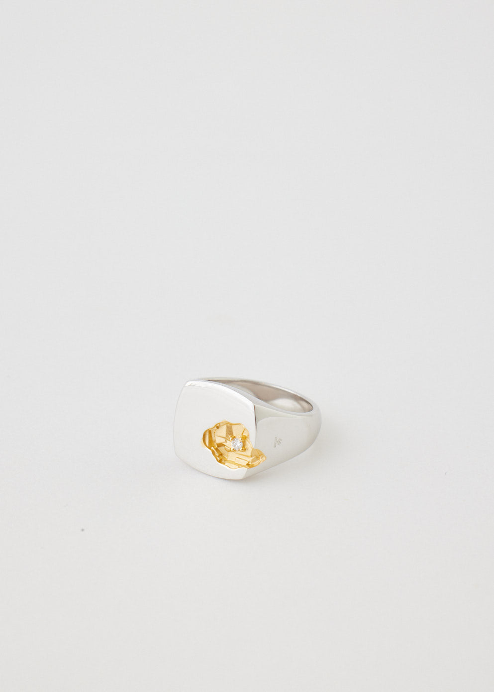 Mined Ring Large Diamond