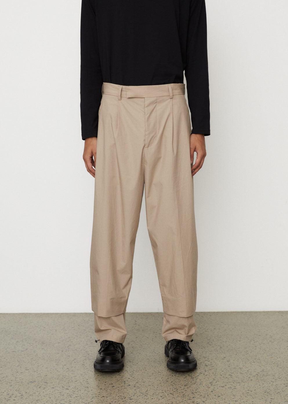 Tailored Wide Leg Cropped Trousers - Main Image