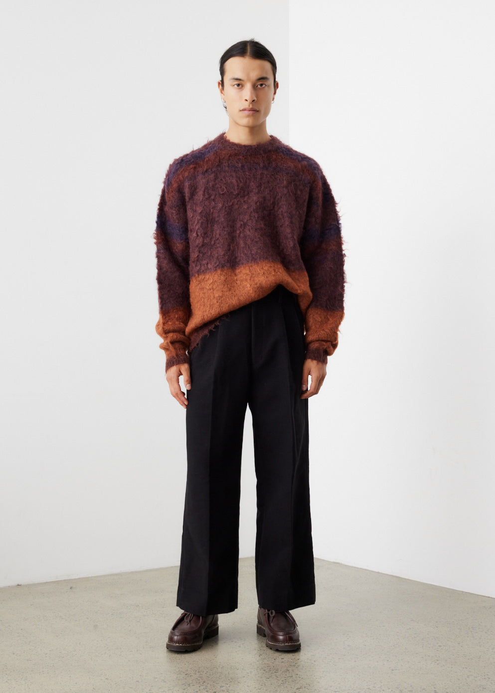 YOKE ROTHKO BORDER CREW NECK