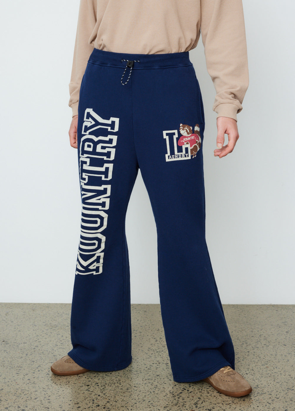 Napped Lining Flare Sweatpants
