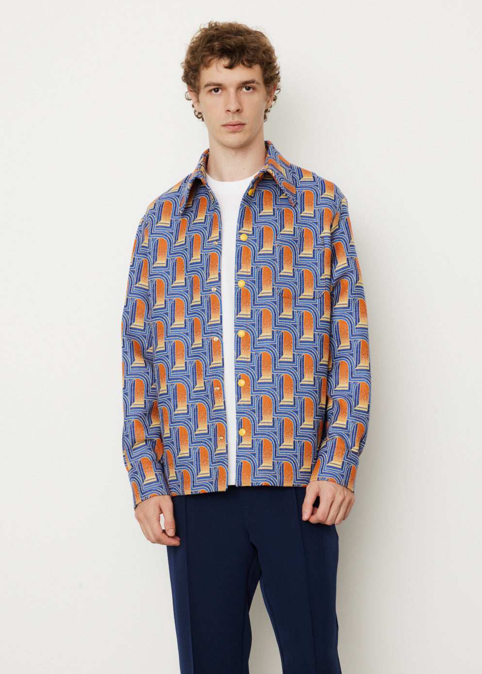 Jacquard clearance shirt jacket