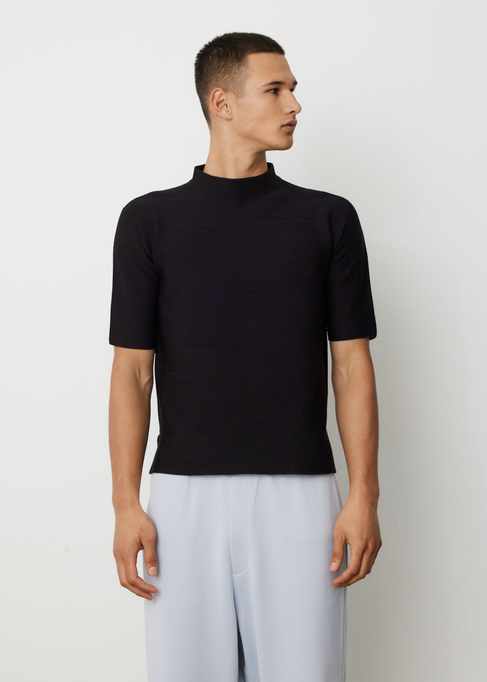 CFCL GARTER MOCK NECK TEE 5