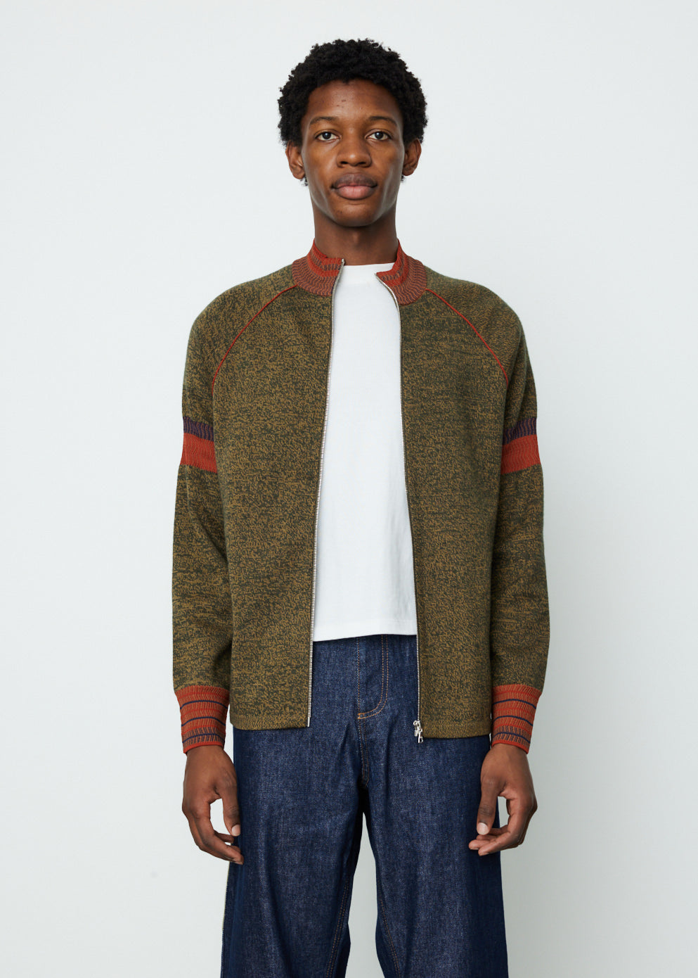 Fusion Zip Up Sweater