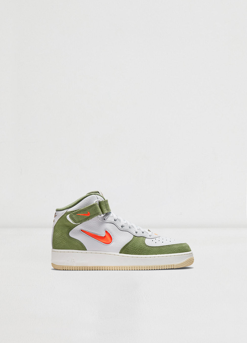 Nike Air Force 1 Mid '07 QS Olive Green and Total Orange DQ3505-100 Men's  Shoes