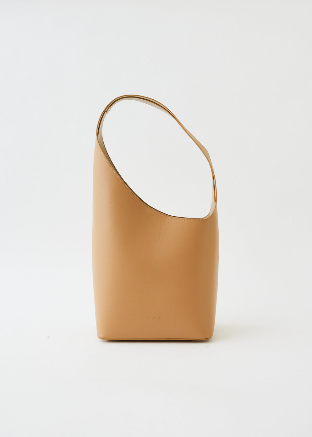 A.P.C. Demi-Lune Mini bag in cappuccino color