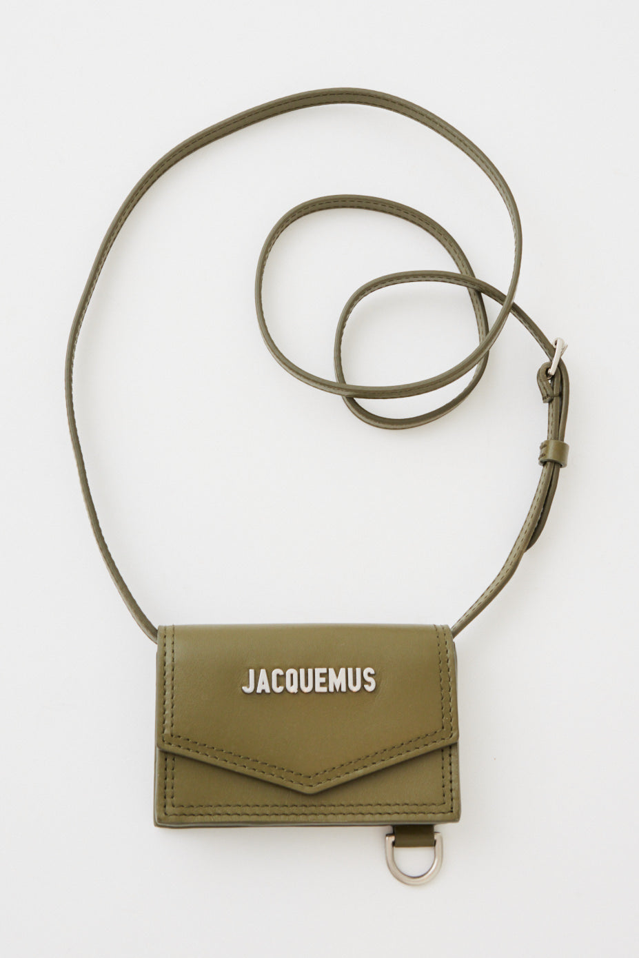 Jacquemus Le Porte Azur Leather Mini Bag In Green