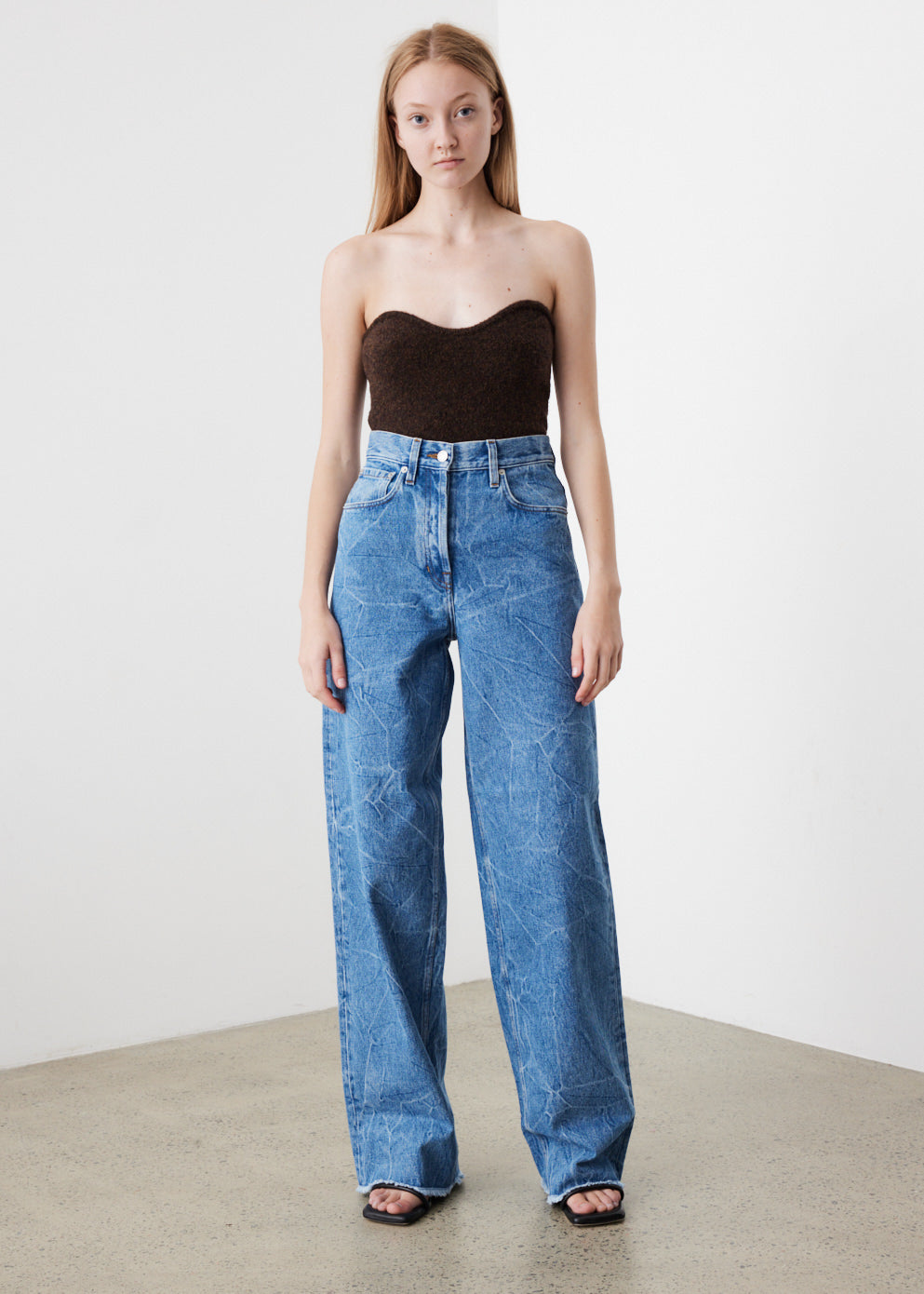 パンツ DRIES VAN NOTEN BLUE PINEL JEANS DRIES VAN NOTEN BLUE PINEL JEANS