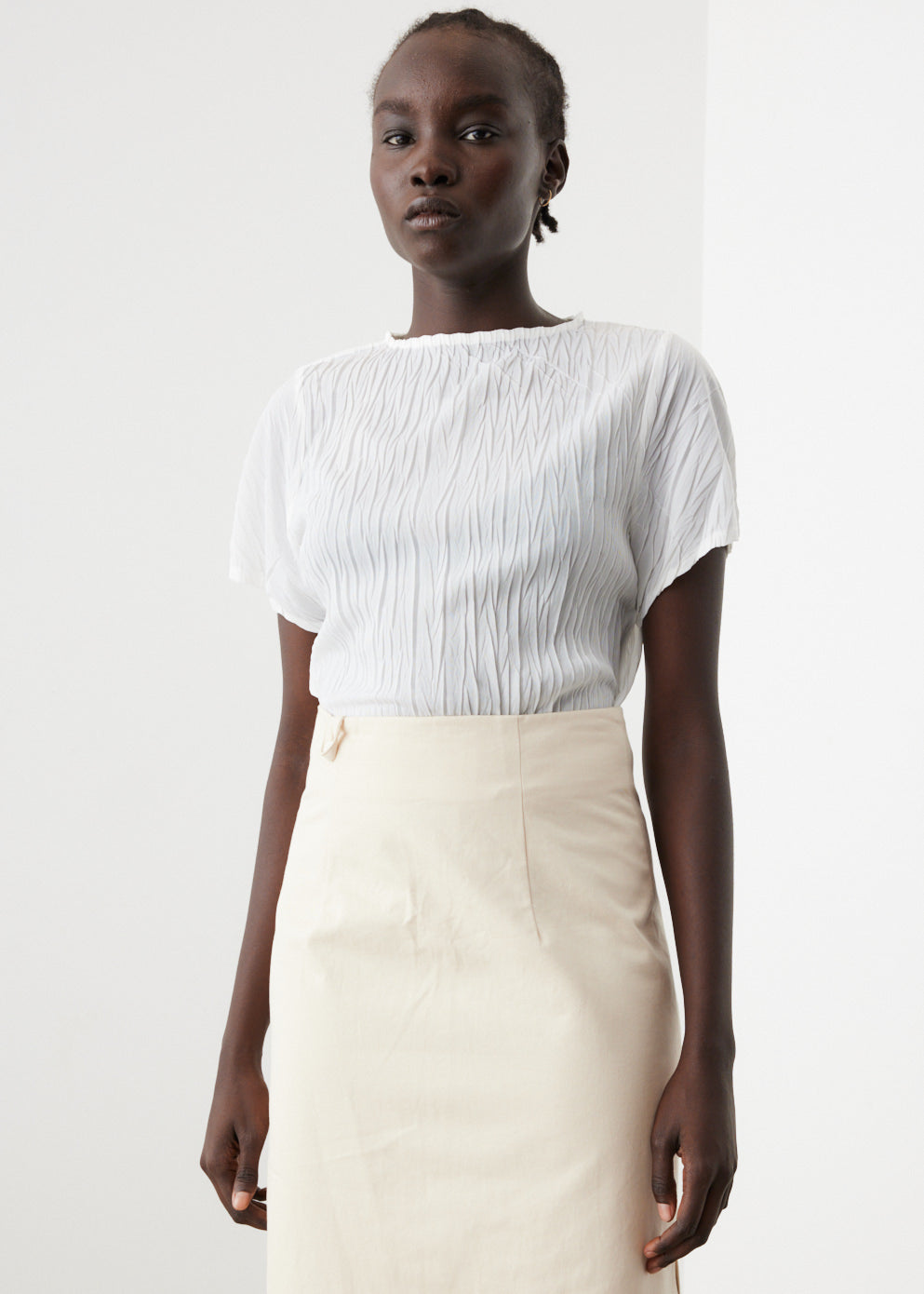 Wynn Hamlyn -  Crinkle Top - Tops