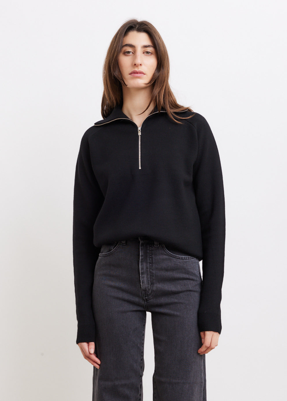 Merino Wool Zip Knit