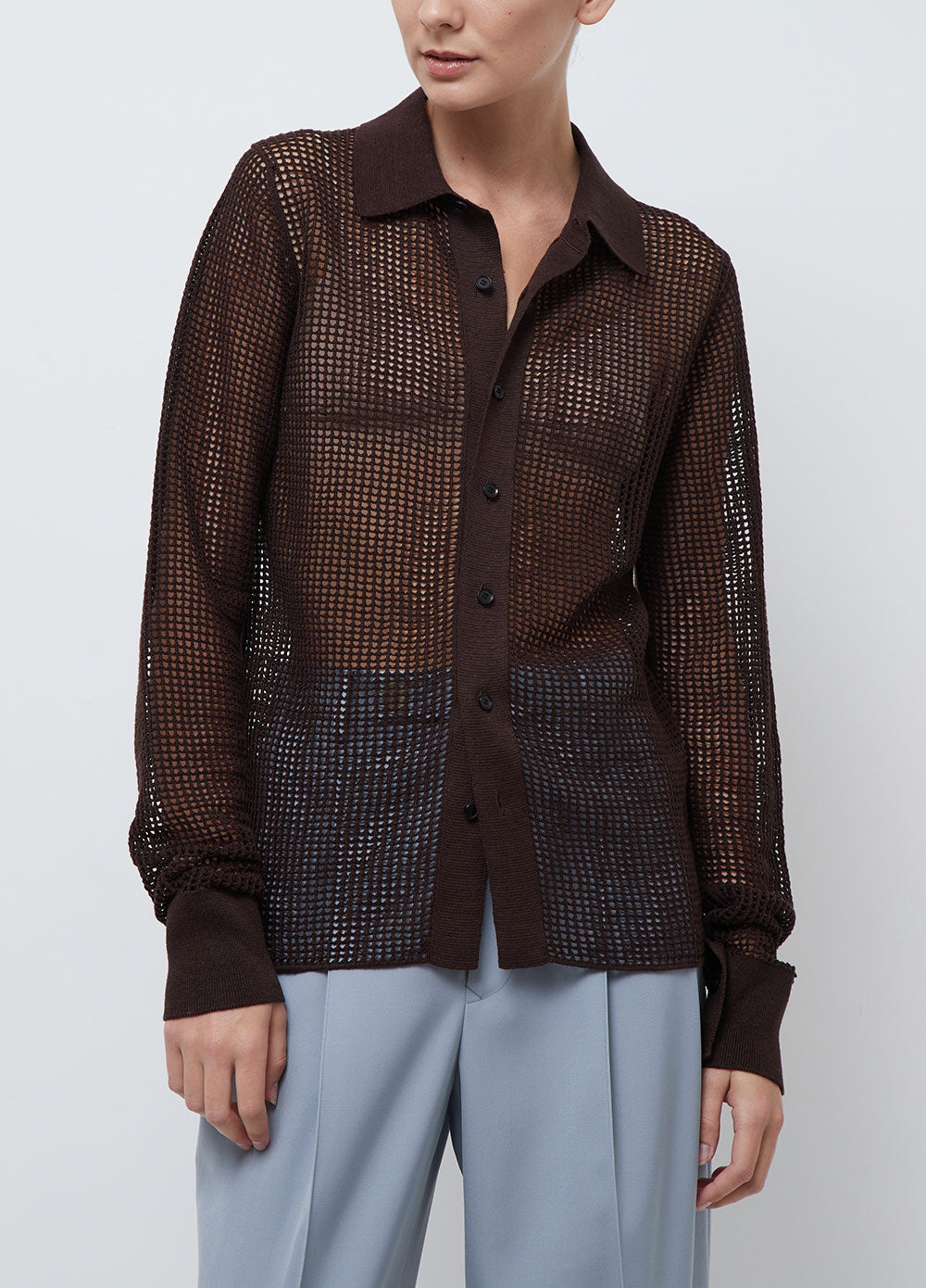 Mesh Knit Shirt