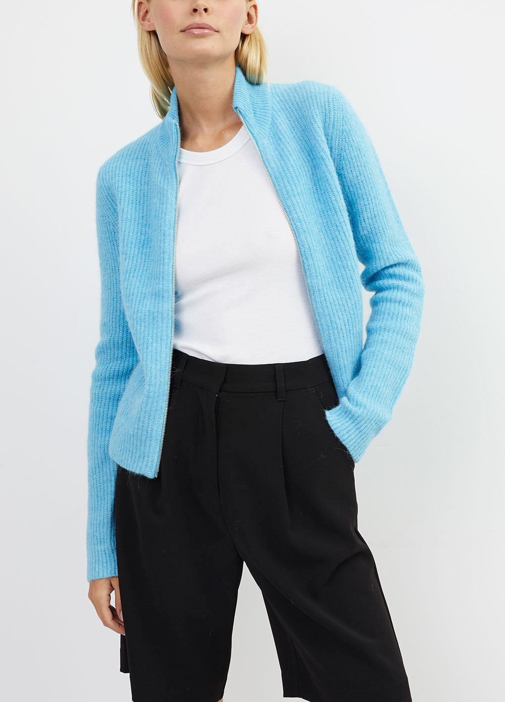 Zip Knit Cardigan