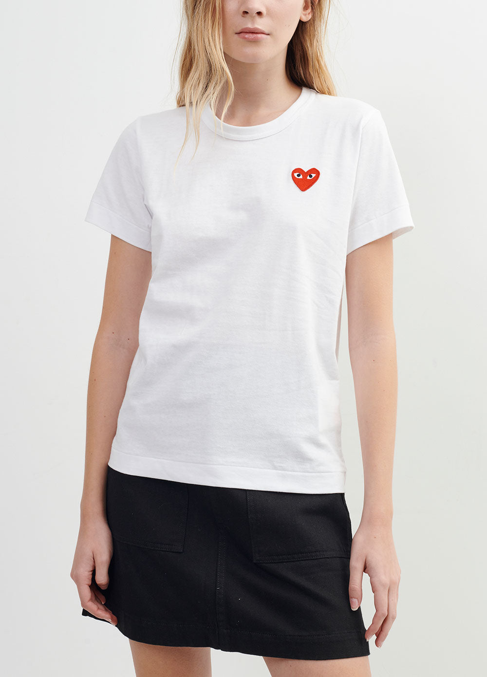Comme des garcons play women's little red heart tee Clearance