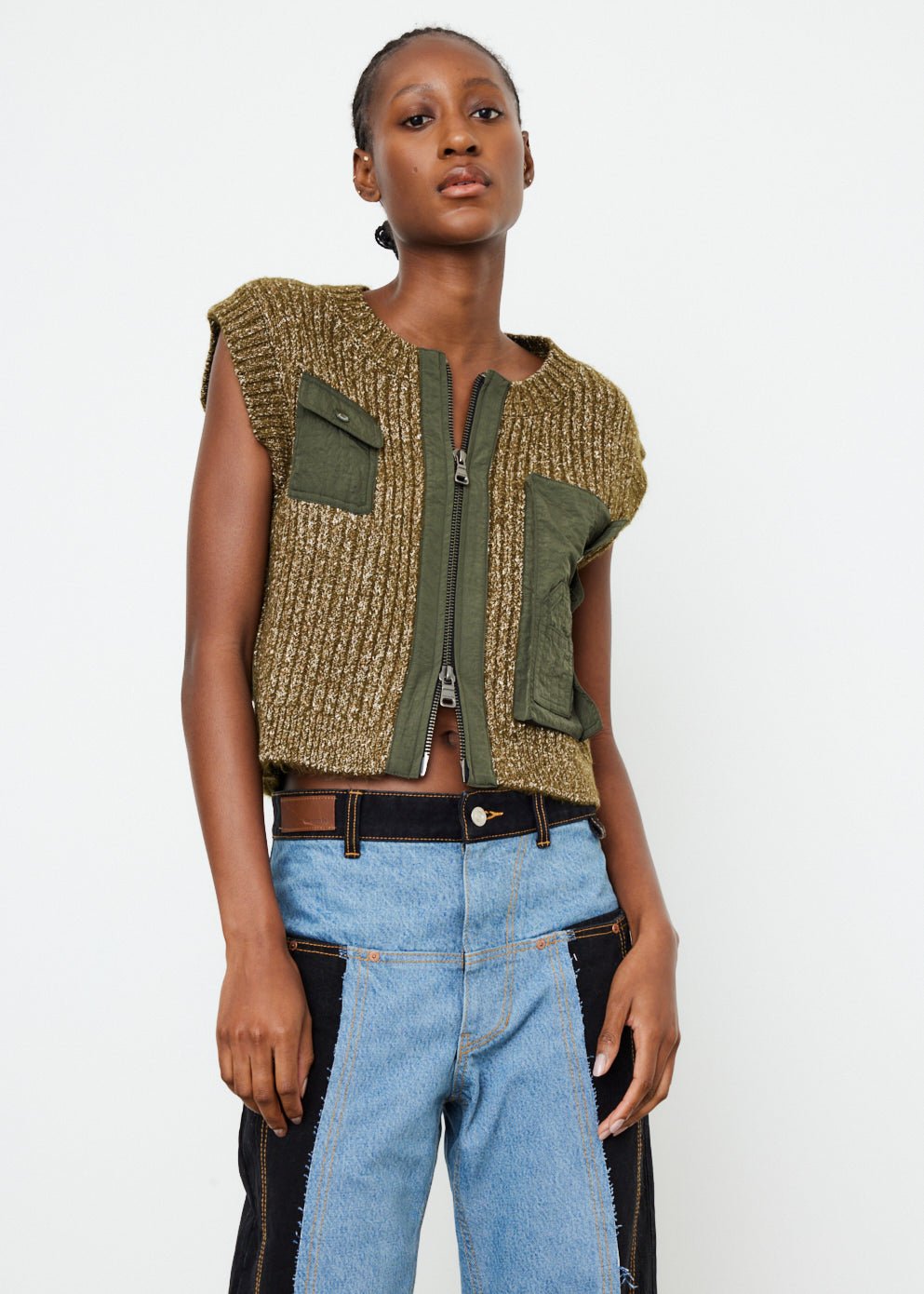 トップス ANDERSSON BELL * SUSTAINABLE KNIT VEST Andersson Bell Knit Vest - XS