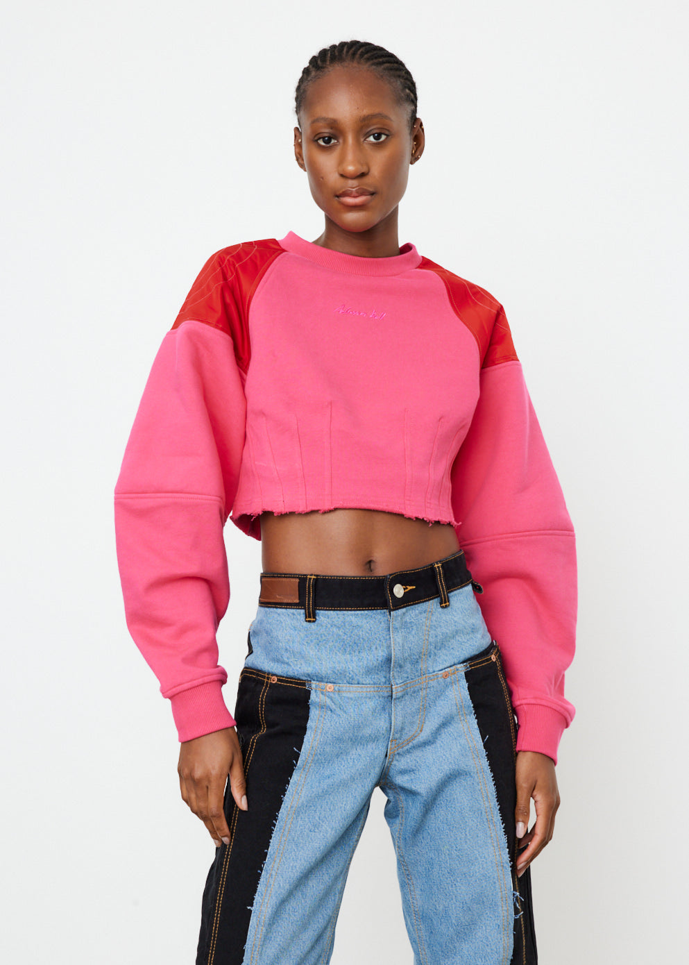 Shoulder Crop Sweater