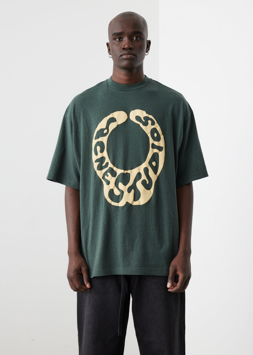 Acne studios t shirt hot sale green