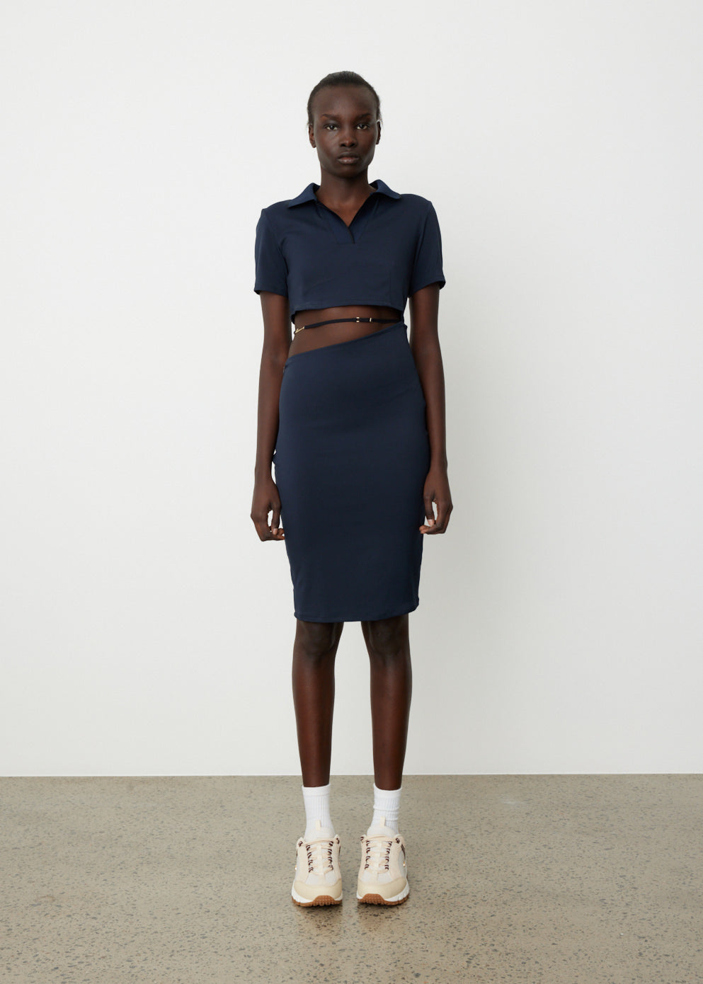 x Jacquemus La Robe Polo Dress