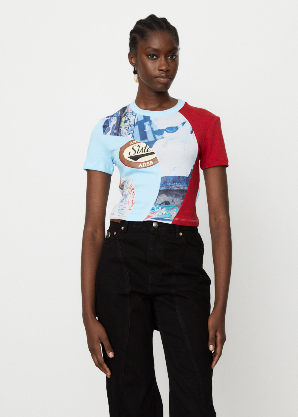 【Andersson Bell】 UNISEX FLIM ARCHIVE Andersson Bell SSENSE Exclusive Blue ADSB Film Archive T