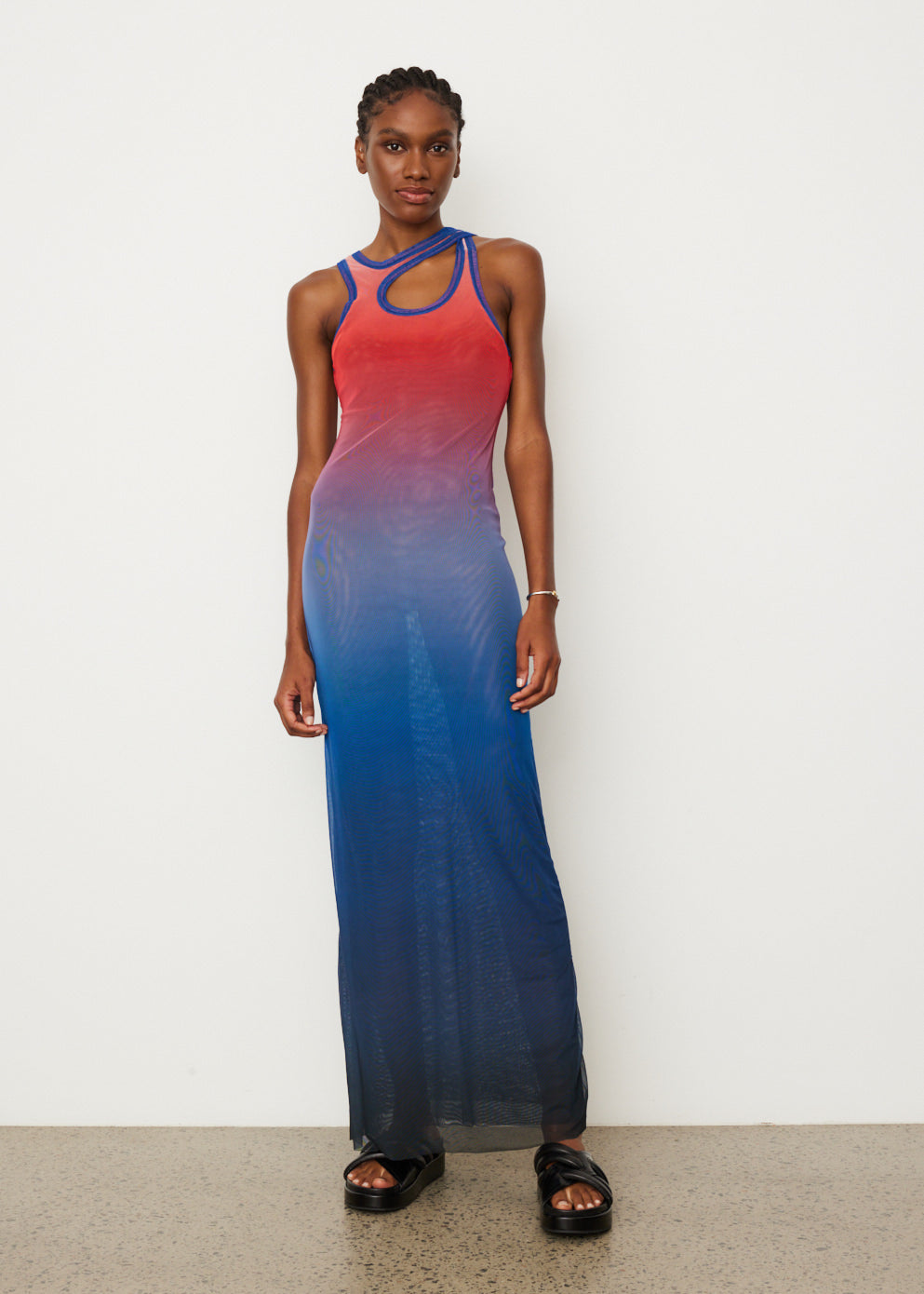 Ruched tank maxi dress Clearance