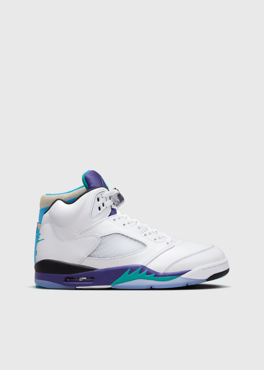 シューズ(女性用) NIKE AIR JORDAN 5 RETRO BLACK GRAPE Nike Air Jordan 5 V Retro Alternate Grape Purple Black Size