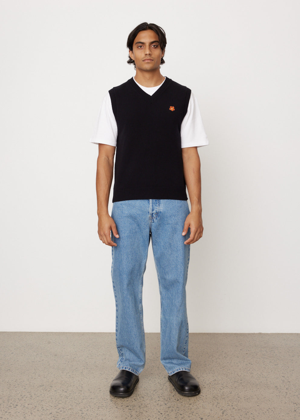 Boke Flower Crest Knit Vest