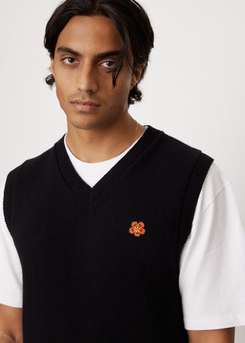 Boke Flower Crest Knit Vest