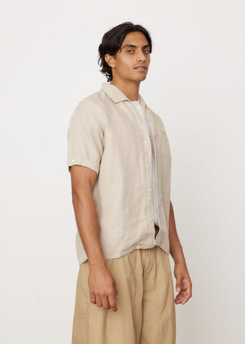 Italian Linen Collar Shirt
