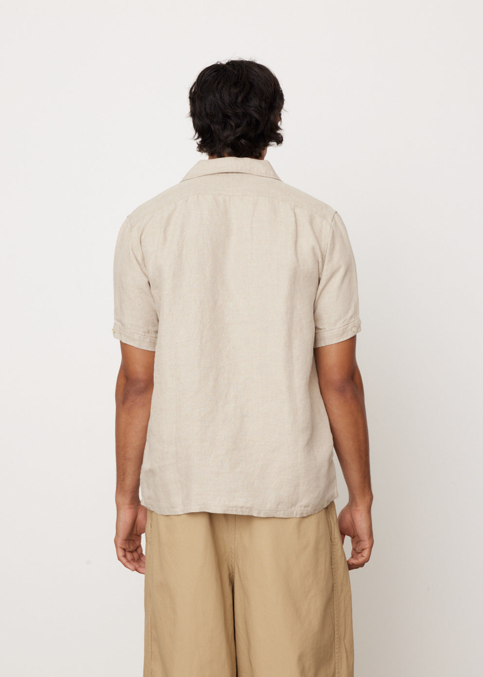 Italian Linen Collar Shirt