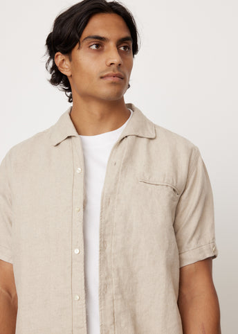 Italian Linen Collar Shirt