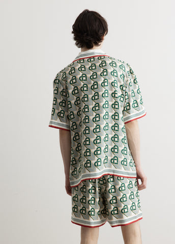 Cuban Collar Short Sleeve Shirt