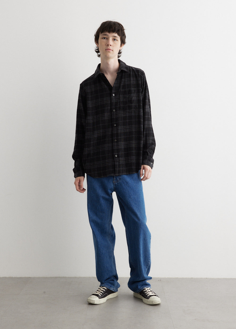 Algot Relaxed Wool Check Shirt