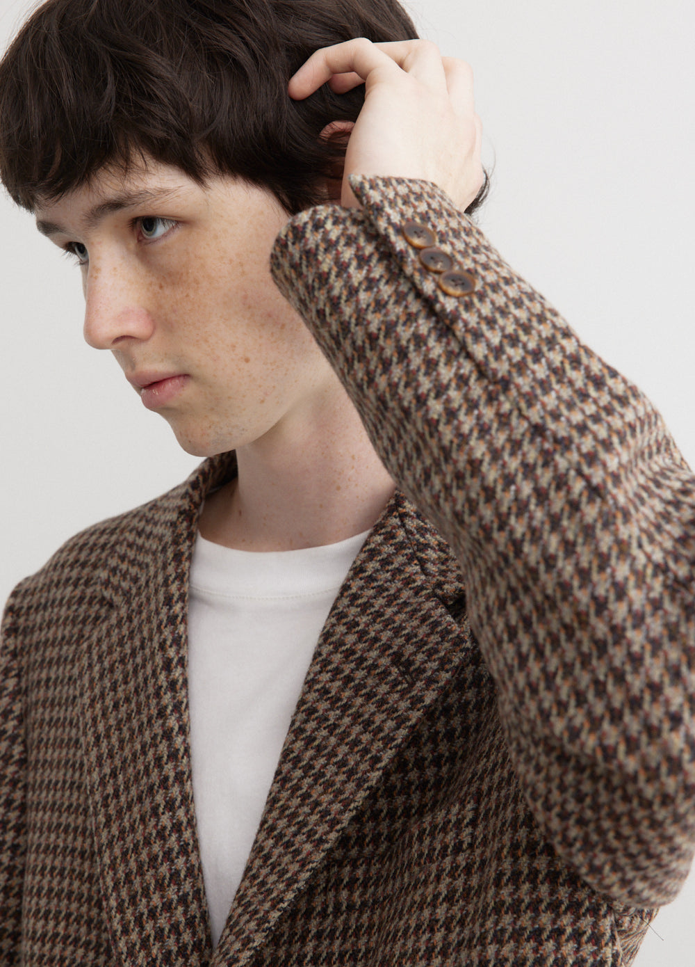 British Wool Tweed Over Jacket
