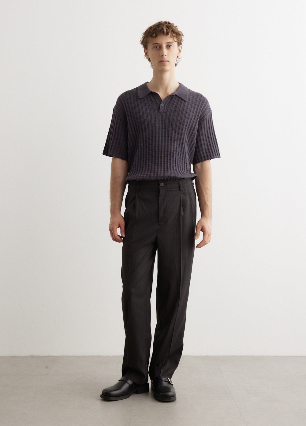 Evan Herringbone Tailored Pants