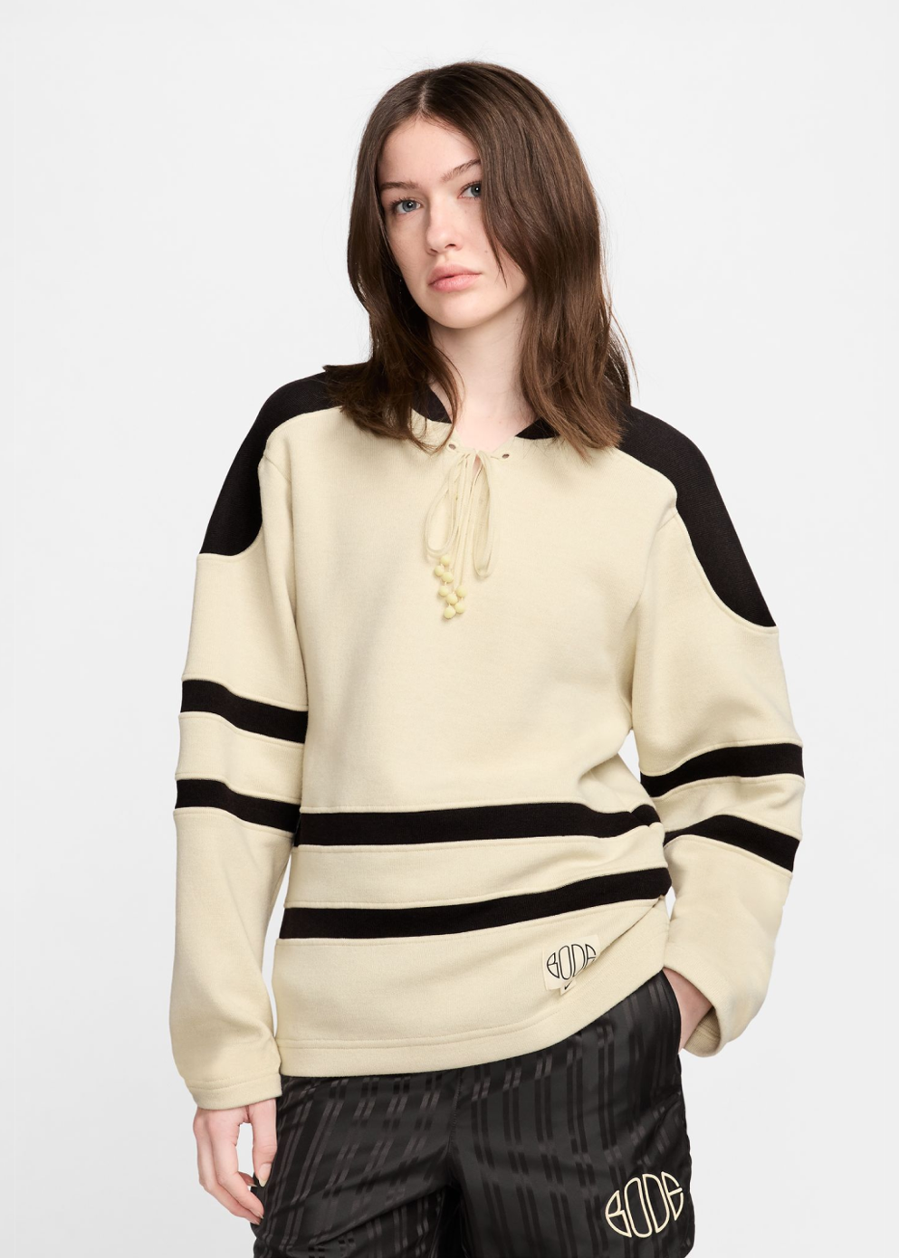 x Bode Lacing Knit x Bode Lacing Knit