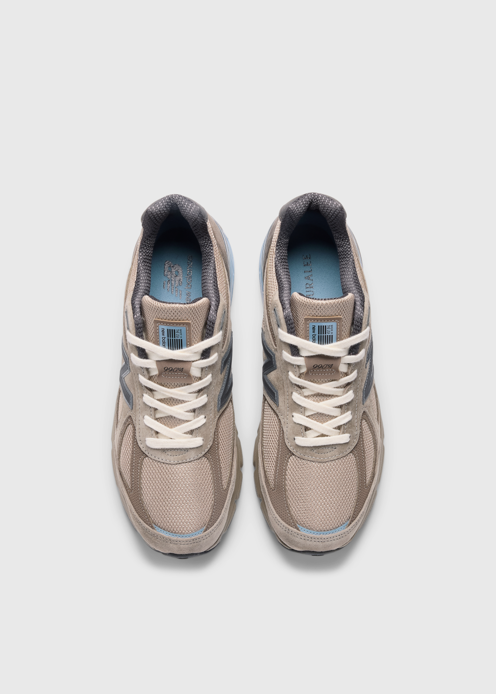 x Auralee MADE in USA 990v4 'Taupe' Sneakers x Auralee MADE in USA 990v4 'Taupe' Sneakers