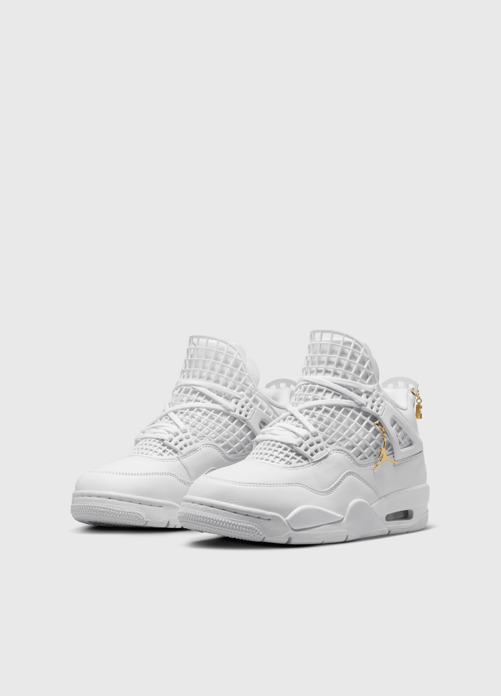 Women's Air Jordan Net 'Triple White' Sneakers - Main Image