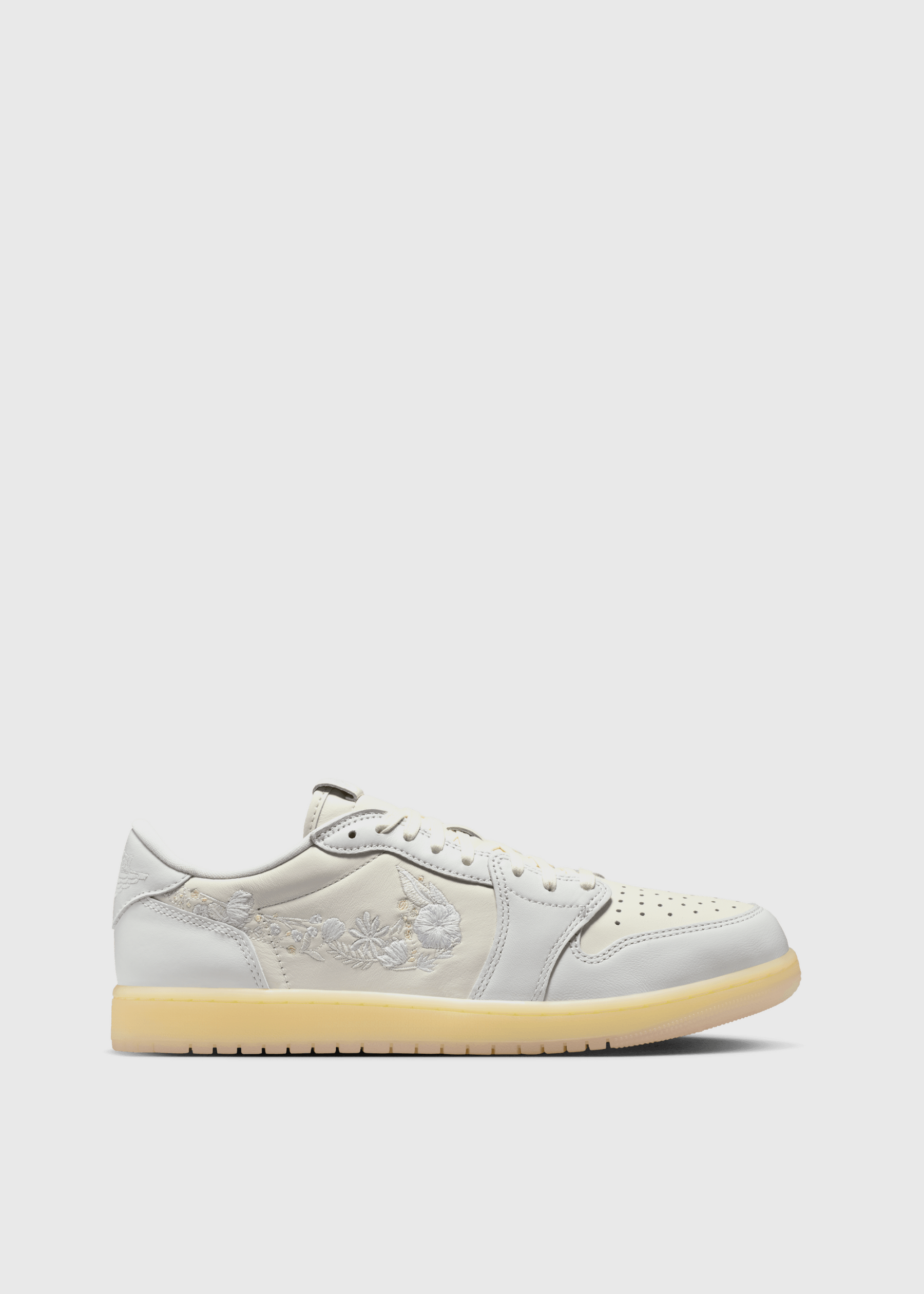 Air Jordan 1 Retro Low OG 'Rabbit Floral Swoosh' Sneakers