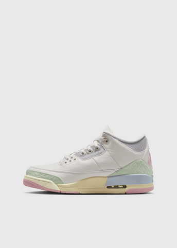 Air Jordan 3 Retro 'Sail and Jade Aura' Sneakers