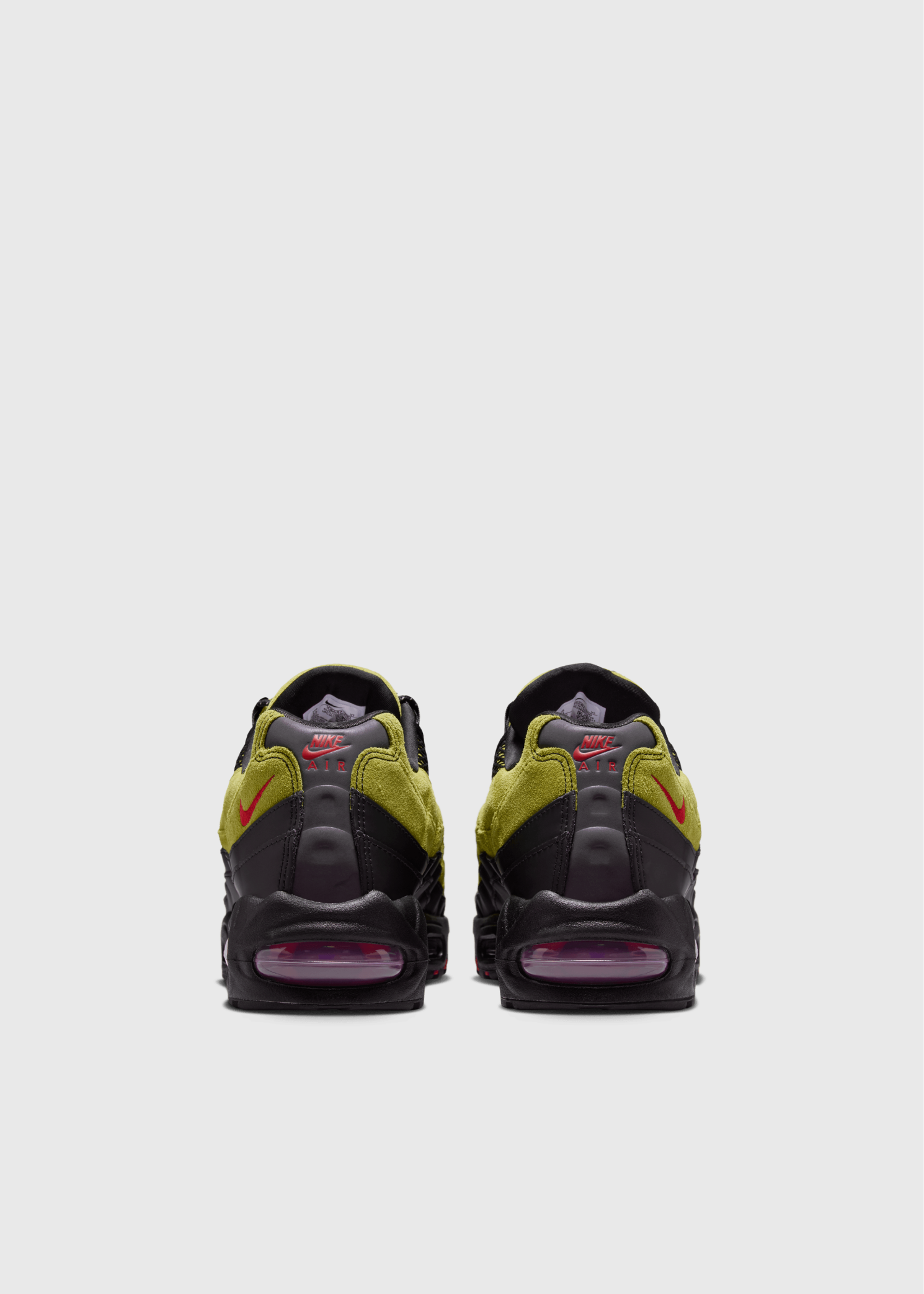 x Aya Brown Air Max 95 Big Bubble 'Atomic Green' Sneakers