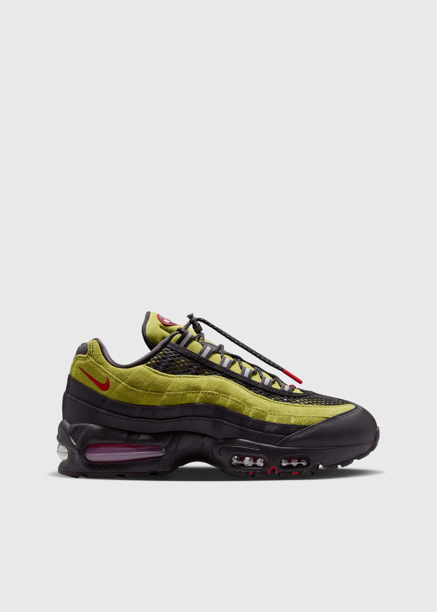 x Aya Brown Air Max 95 Big Bubble 'Atomic Green' Sneakers