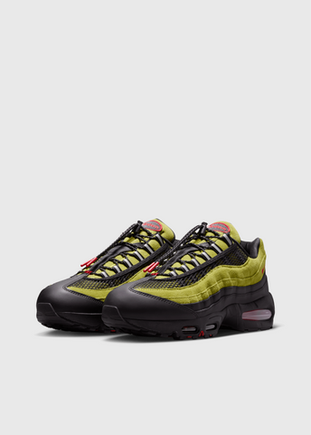 x Aya Brown Air Max 95 Big Bubble 'Atomic Green' Sneakers