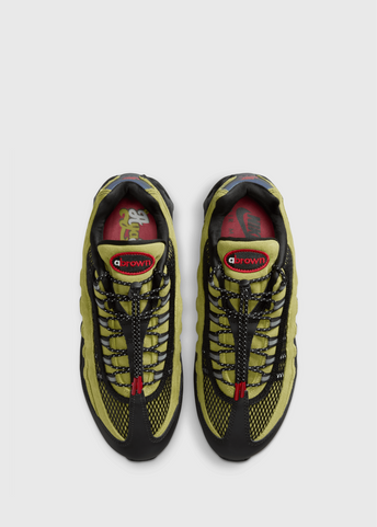 x Aya Brown Air Max 95 Big Bubble 'Atomic Green' Sneakers