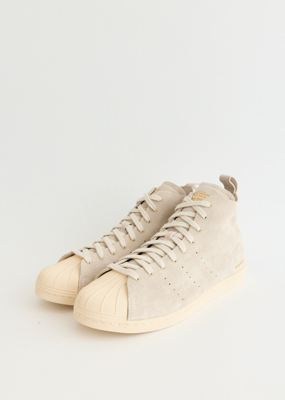 x Wales Bonner Superstar Hi 'Mist Stone' Sneakers