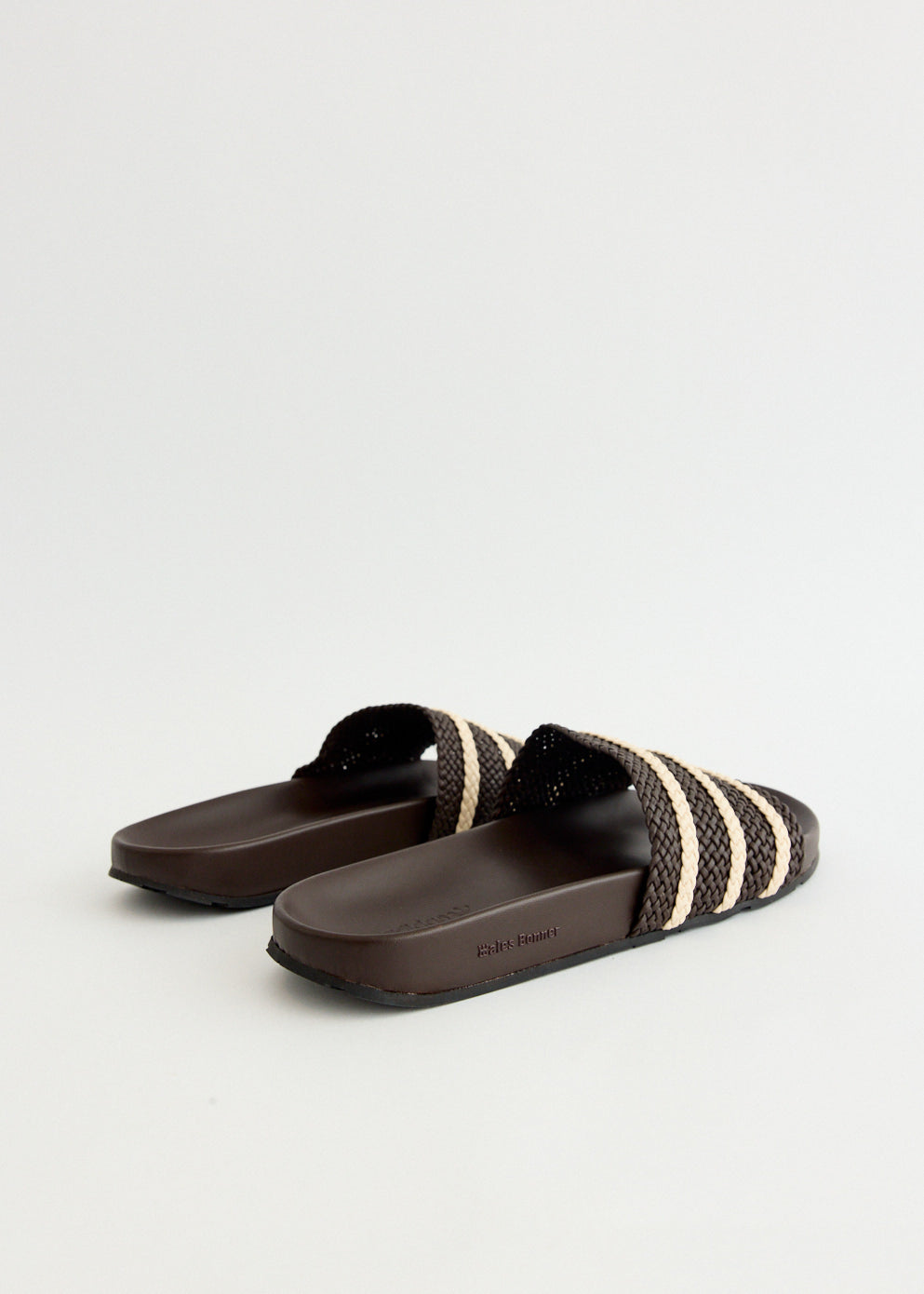 x Wales Bonner Adilette 'Dark Brown' Slides