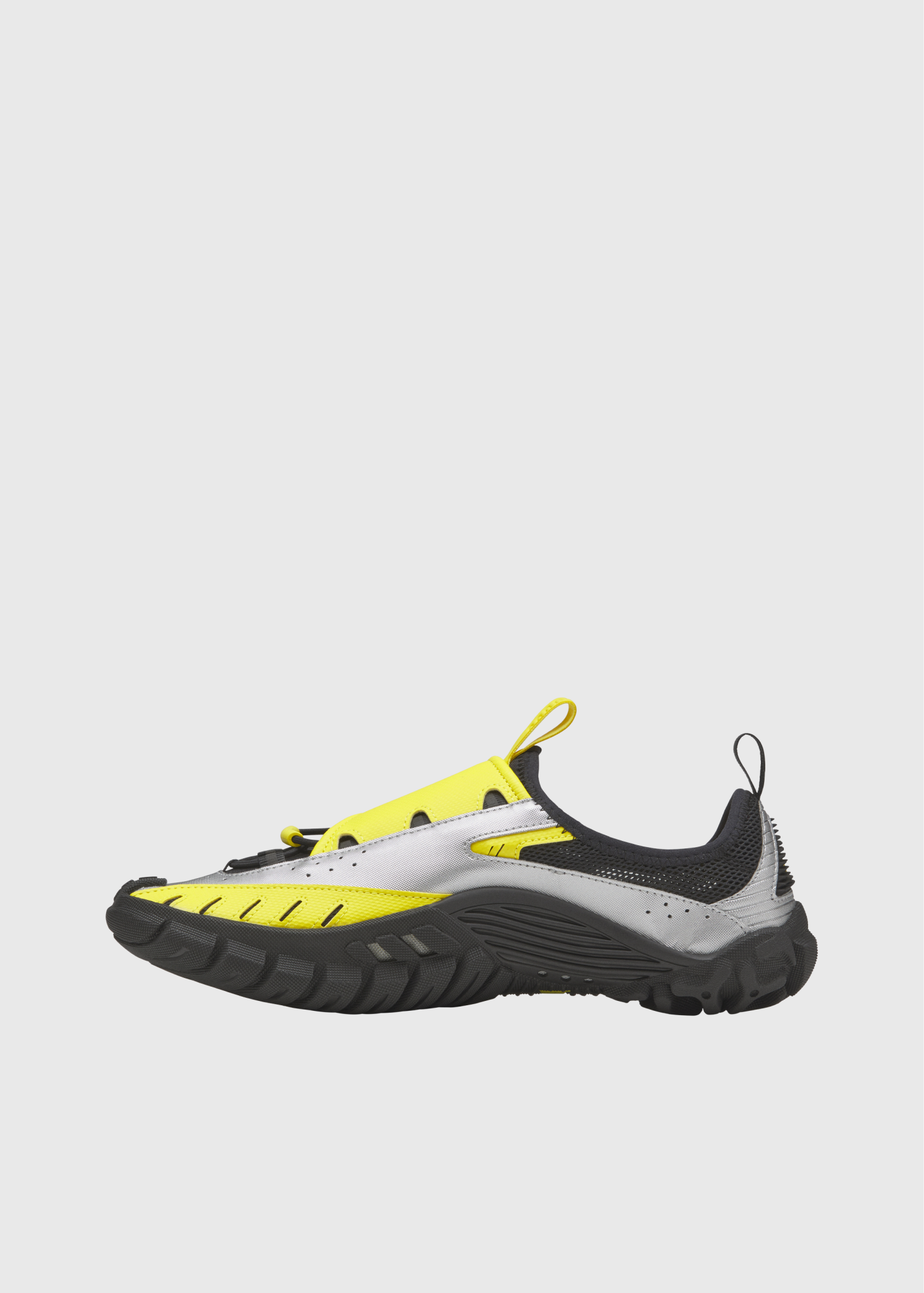 x Pharrell Williams Watermoc 'Yellow Silver Metallic Sneakers