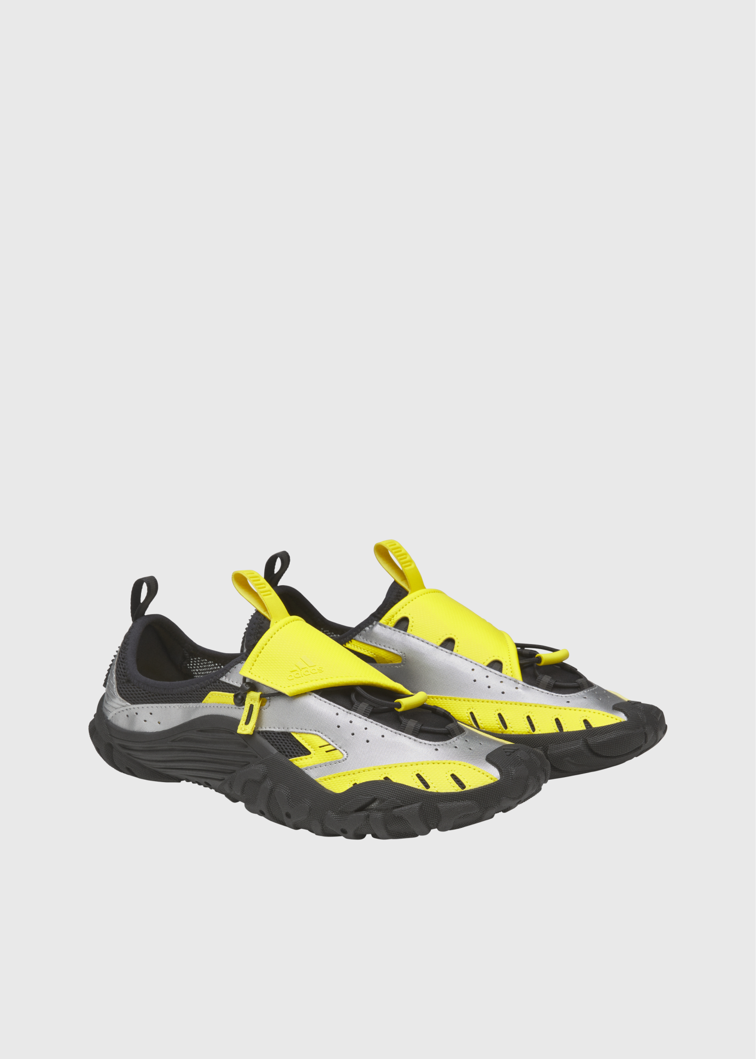 x Pharrell Williams Watermoc 'Yellow Silver Metallic Sneakers