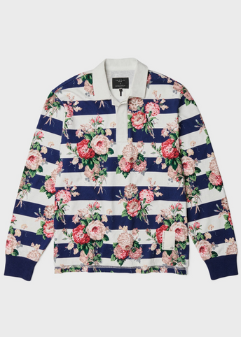 Laura Ashley Printed Rugby Jersey