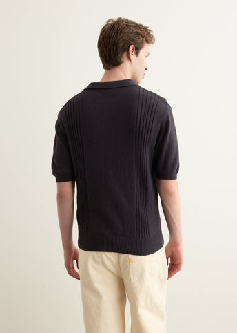 Merchant Stripe Knit Polo