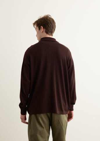 Long Sleeve Pullover Knit Shirt