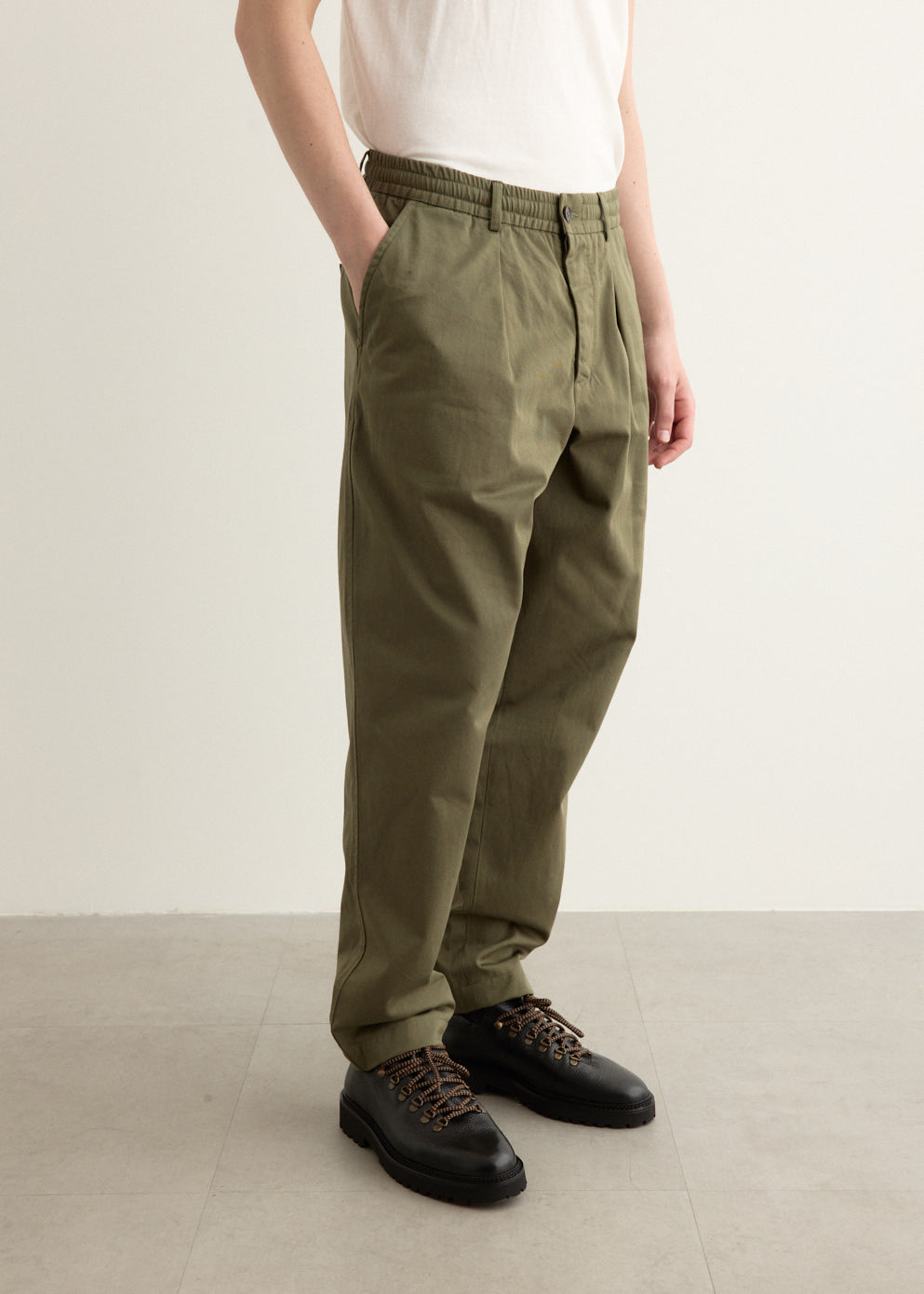 Pleated Track Pants